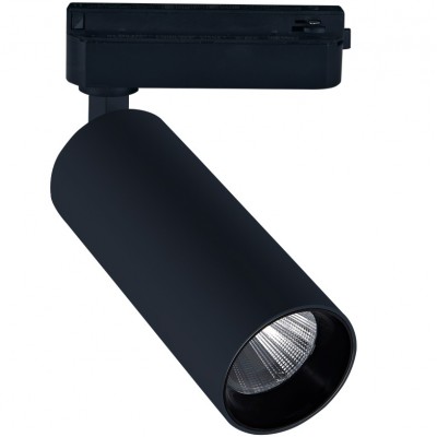 Φωτιστικό LED Ράγας 10W 230V 1200lm 36° 4000K Λευκό Φως Ημέρας 2 Καλωδίων Μαύρο 24-41011